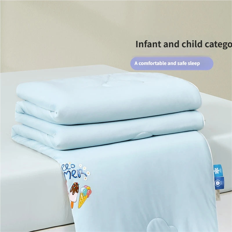 Washable Cooling Summer Comforter – Antibacterial Cooling Quilt Stay Cool and Comfortable All Summer Long