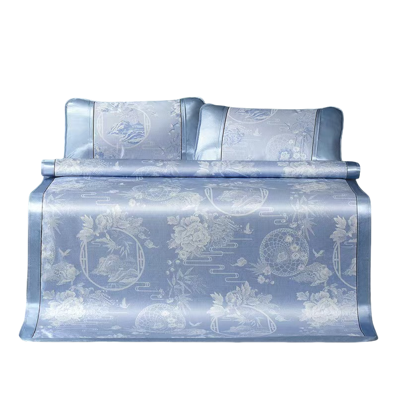 Fuanna Luxury Ice Silk Cooling Mattress Cover Set