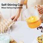 Electric Egg Beater & Rice Washer Cup | USB Rechargeable Mixing Cup | Lemuugo