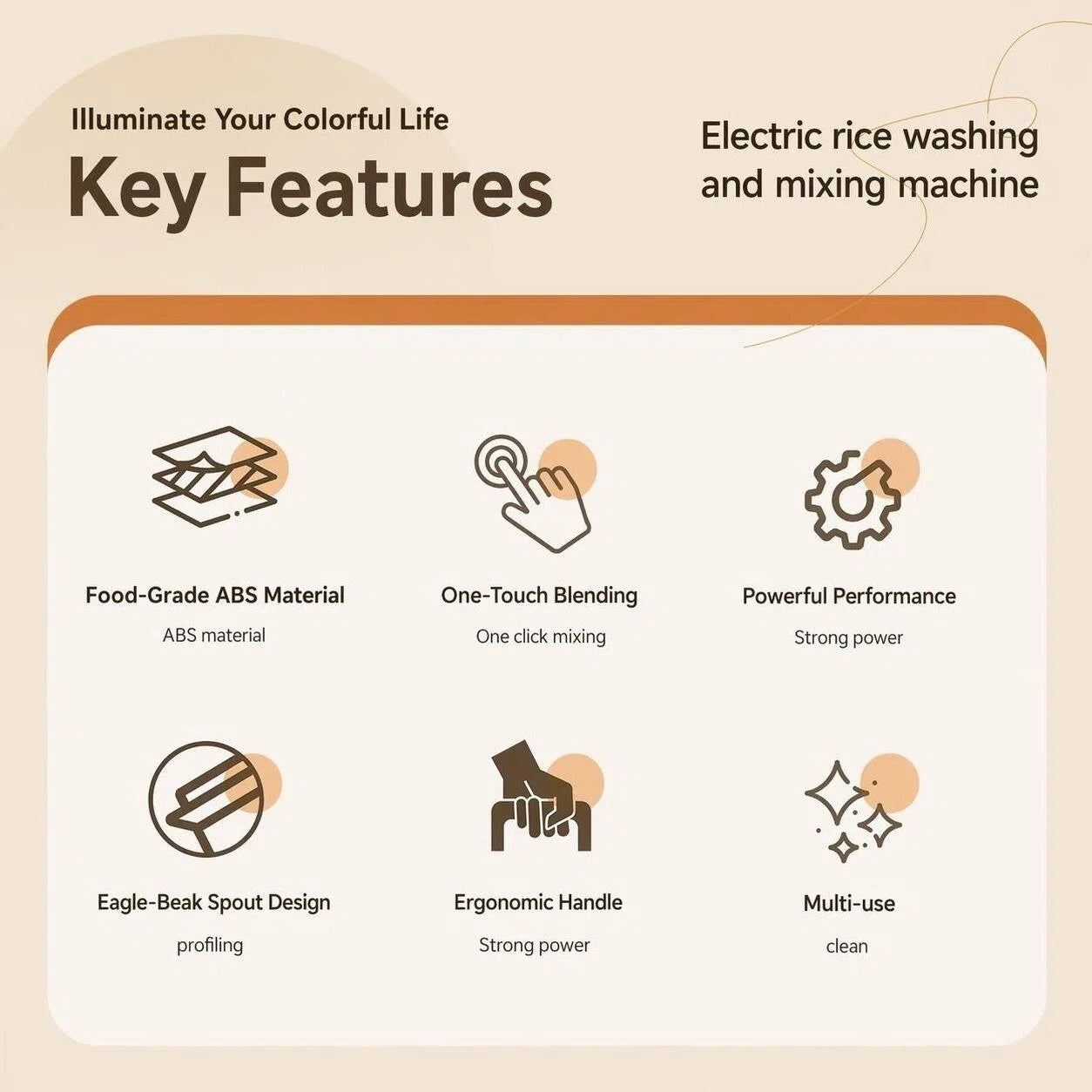 Electric Egg Beater & Rice Washer Cup | USB Rechargeable Mixing Cup | Lemuugo