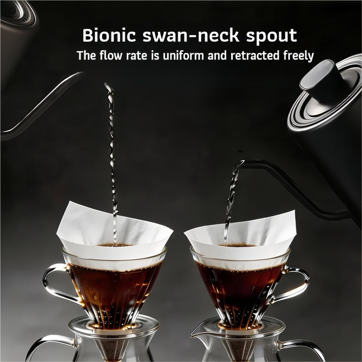 800ml Smart Gooseneck Electric Kettle with Temperature Control, 800W Pour Over Coffee Kettle, Keep Warm, LCD Display, Precision Brewing for Coffee &amp; Tea