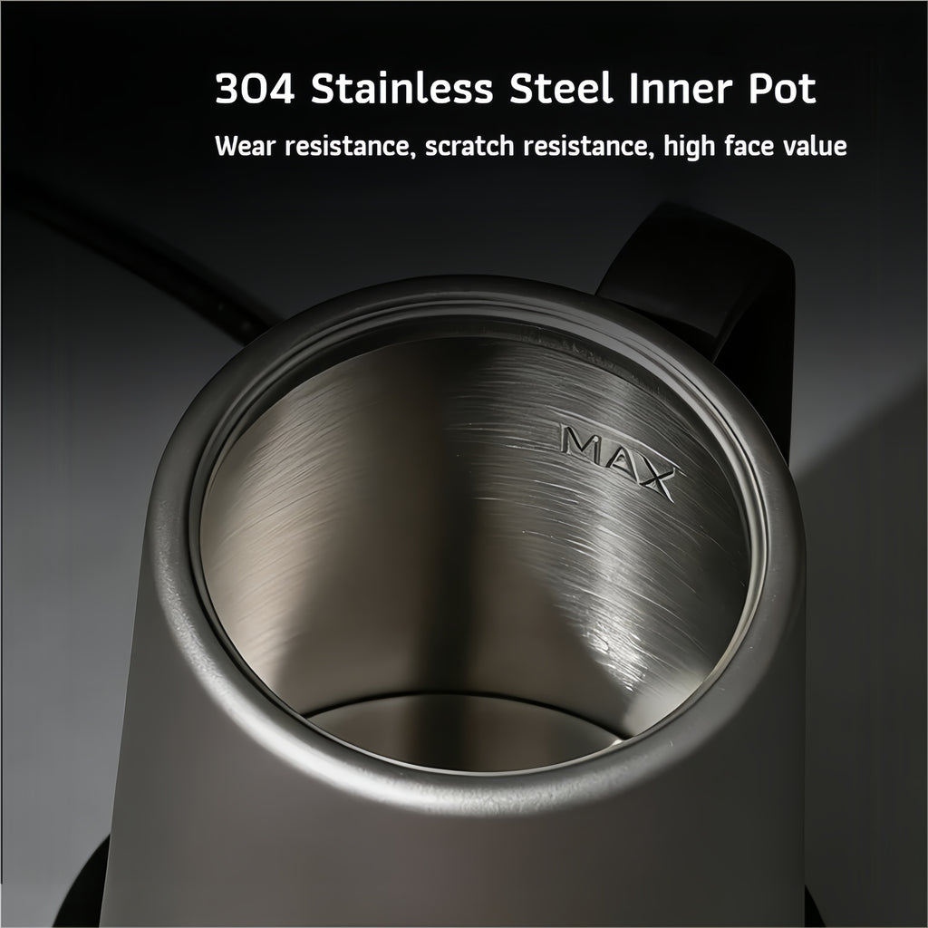 800ml Smart Gooseneck Electric Kettle with Temperature Control, 800W Pour Over Coffee Kettle, Keep Warm, LCD Display, Precision Brewing for Coffee & Tea