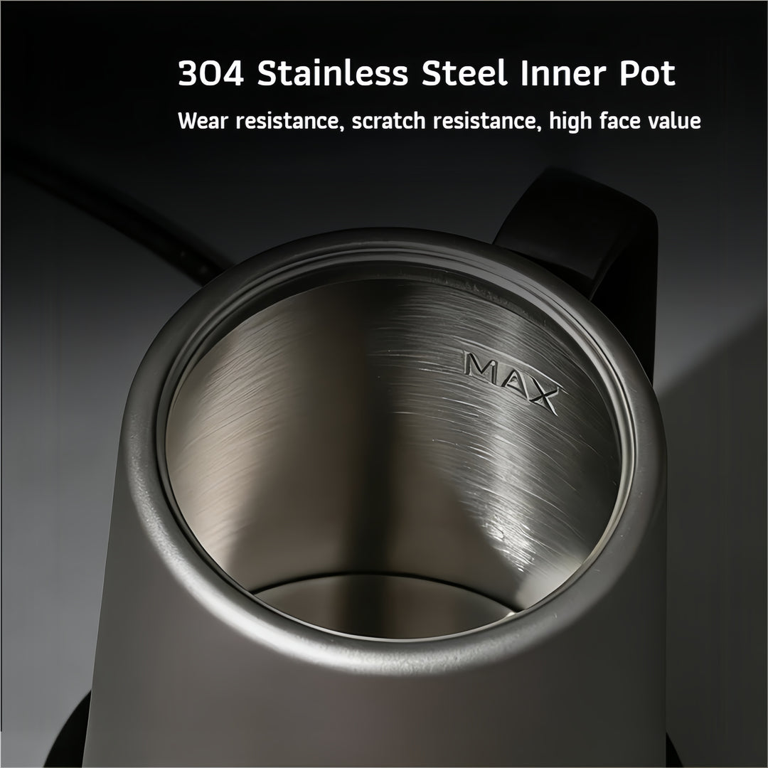 800ml Smart Gooseneck Electric Kettle with Temperature Control, 800W Pour Over Coffee Kettle, Keep Warm, LCD Display, Precision Brewing for Coffee &amp; Tea