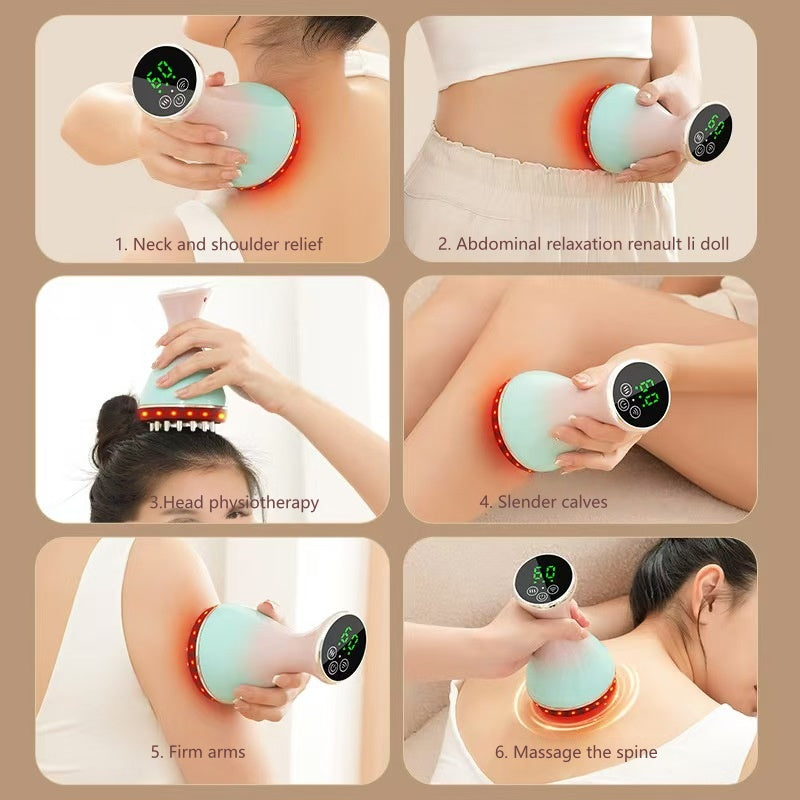 Multifunctional meridian brush to easily enjoy full body care