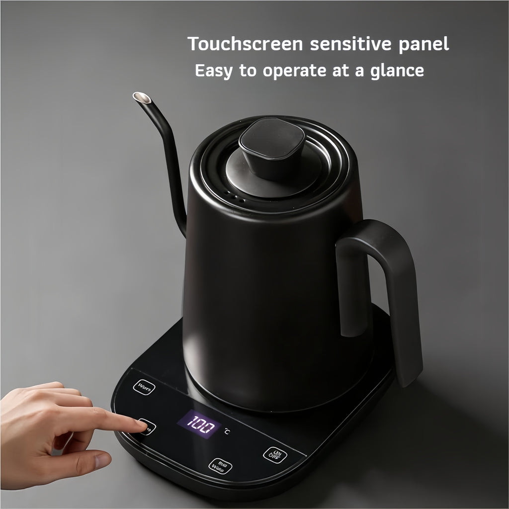 800ml Smart Gooseneck Electric Kettle with Temperature Control, 800W Pour Over Coffee Kettle, Keep Warm, LCD Display, Precision Brewing for Coffee & Tea