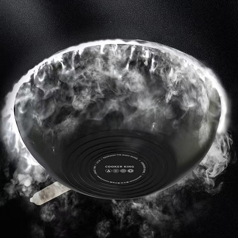 Cooker-King Japanese Extreme Iron Pan Fluorine-Free 0 Coating Wok Gas Stove Induction Cooker Universal US Stock