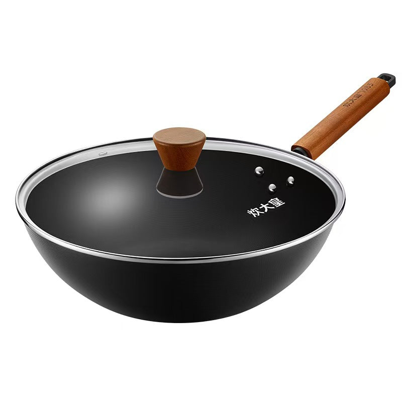 Cooker-King Japanese Extreme Iron Pan Fluorine-Free 0 Coating Wok Gas Stove Induction Cooker Universal US Stock