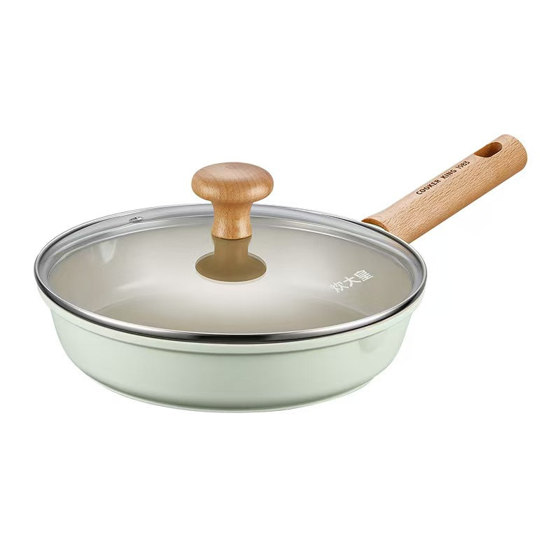 Cooker-King Non-stick frying pan wok for pan-searing steak with minimal smoke