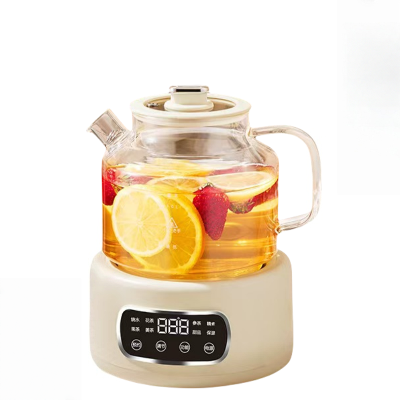All-Glass Electric Kettle Bird's Nest Flower Tea Kettle 1.2L