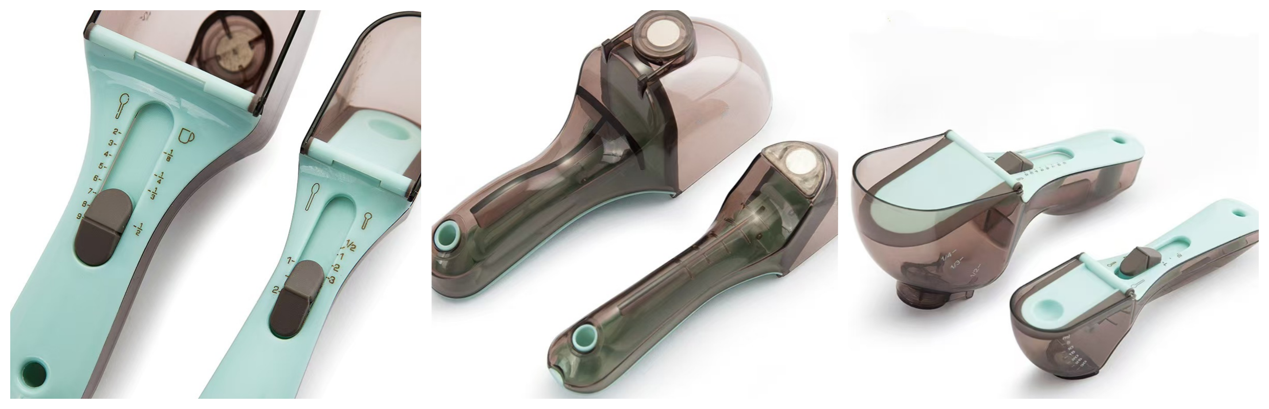 Adjustable measuring spoon baking kitchen tool