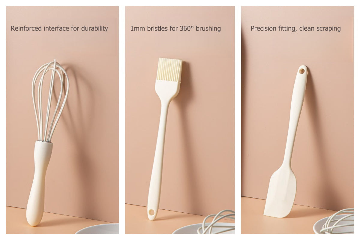 Egg beater,Spatula,Oil brush Suit set