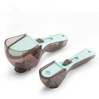 Adjustable measuring spoon baking kitchen tool