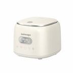 Lemuugo Smart Rice Cooker, 2.5L Capacity, Digital Display, 400W, White