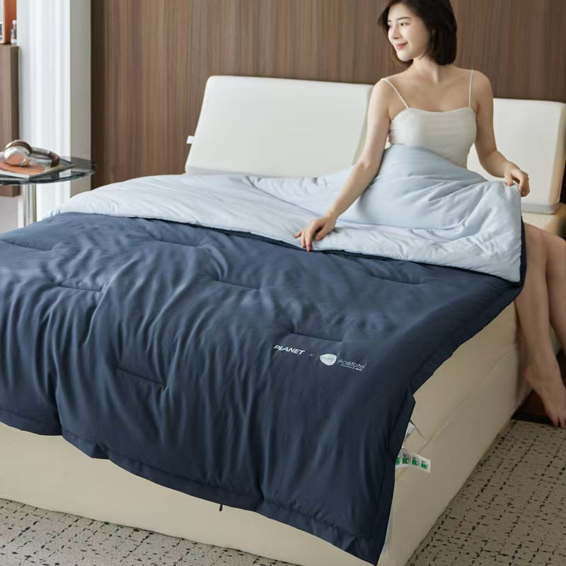 Autumn/Winter Temperature-Regulating Quilt, Double-Layer, Machine/Hand Washable( 78.8*90.5inch/2*2.3m)