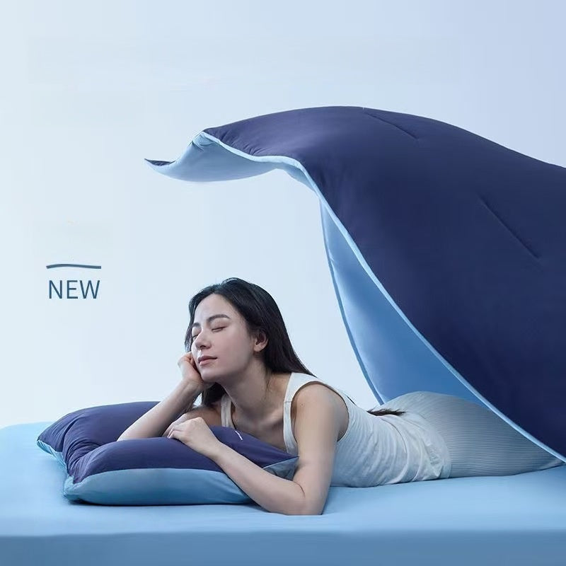 Summer Cooling Blanket Air-Conditioner Compatible Breathable Machine Washable Hand Washable( 78.8*90.5inch/2*2.3m)