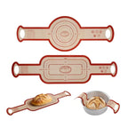 Premium Silicone Baking Mat Set – Extra Large Non-Stick Pastry Mat with Measurements, Rolling Pin Mat & Bread Shaping Mat | Food Grade Reusable Dough Mat for Baking, Pizza, Bread & Cookies