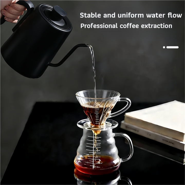 800ml Smart Gooseneck Electric Kettle with Temperature Control, 800W Pour Over Coffee Kettle, Keep Warm, LCD Display, Precision Brewing for Coffee &amp; Tea