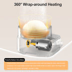 Lemuugo Electric Dough Makerwith Ferment Function, 6.34 Qt Bowl, Digital Timer, 2 Proofing Modes,Face-up Touch Panel,304 Stainless Steel,LE-MIX6L
