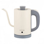 emuugo Electric Gooseneck Kettle | 0.8L Pour Over Coffee & Tea Kettle | 304 Stainless Steel, 600W Rapid Boil, White