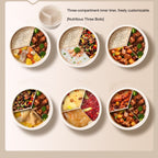 Lemuugo Electric Rice cooker, Smart Electric Hot Pot with Digital Display, 10 Cooking Functions, 24-Hour Timer, Multi-Compartment Design, 0-70KPa Pressure Cooking, Heat Preservation