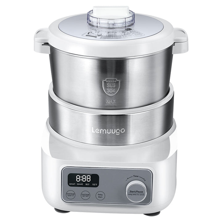Electric Dough Maker with Proofing Function, 6.34 Qt Dough Kneading Machine, Dough Mixer for Bread, Pizza, Dumplings &amp; Baking